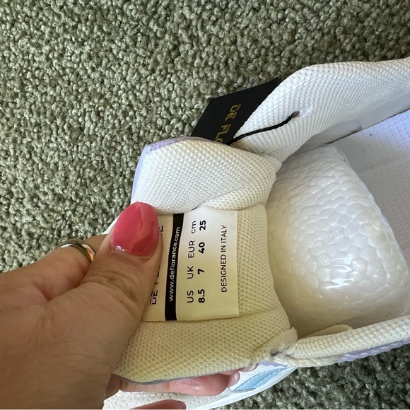 Women's White Sneakers - Picture 4 of 4